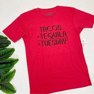 NWT Flag & Anthem Tacos Graphic Tee